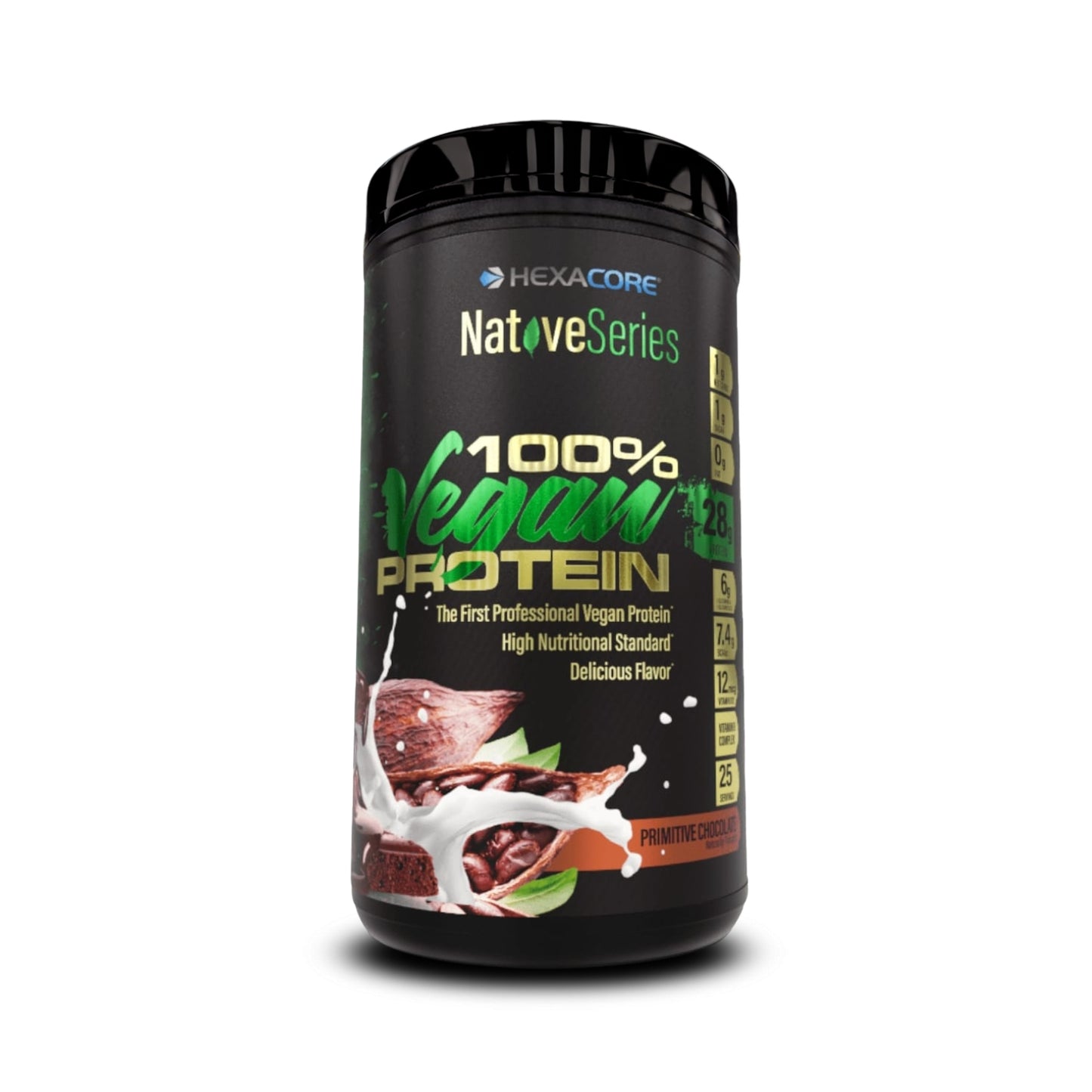 PROTEINA 100% VEGAN PROTEIN 25 SV 2LBS - HEXACORE