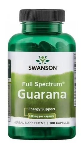 Guarana 500mg Swanson 100 Capsulas