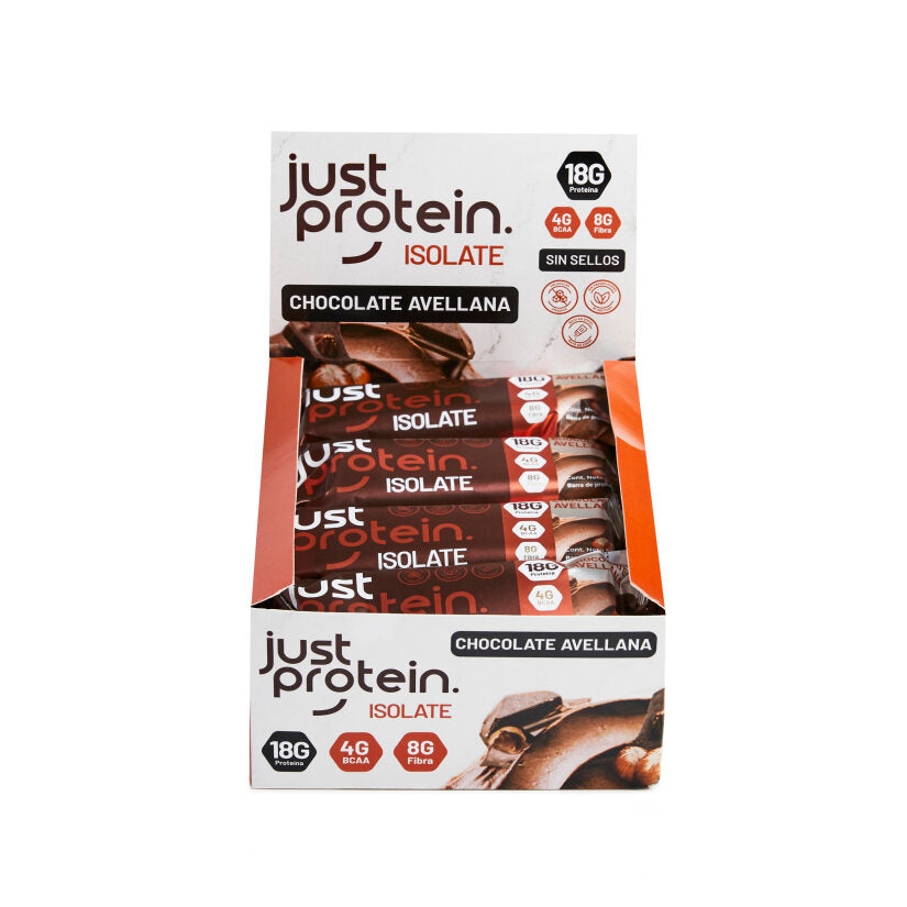 BOX 12 BARRAS ISOLATE 18G C/U - JUST PROTEIN