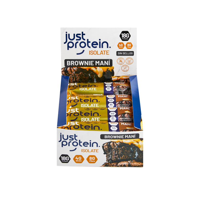 BOX 12 BARRAS ISOLATE 18G C/U - JUST PROTEIN