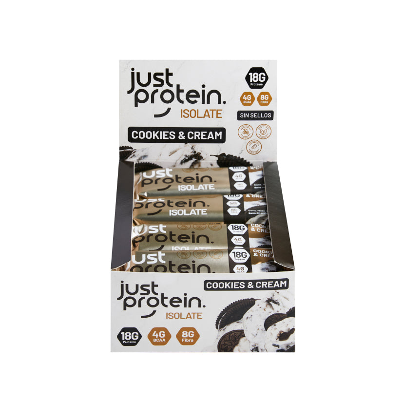 BOX 12 BARRAS ISOLATE 18G C/U - JUST PROTEIN