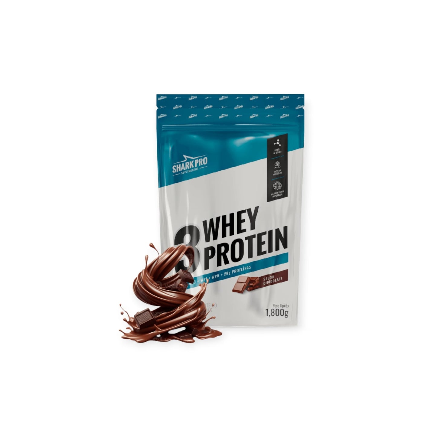 PROTEINA 3 WHEY PROTEIN 1,8KG - SHARK PRO