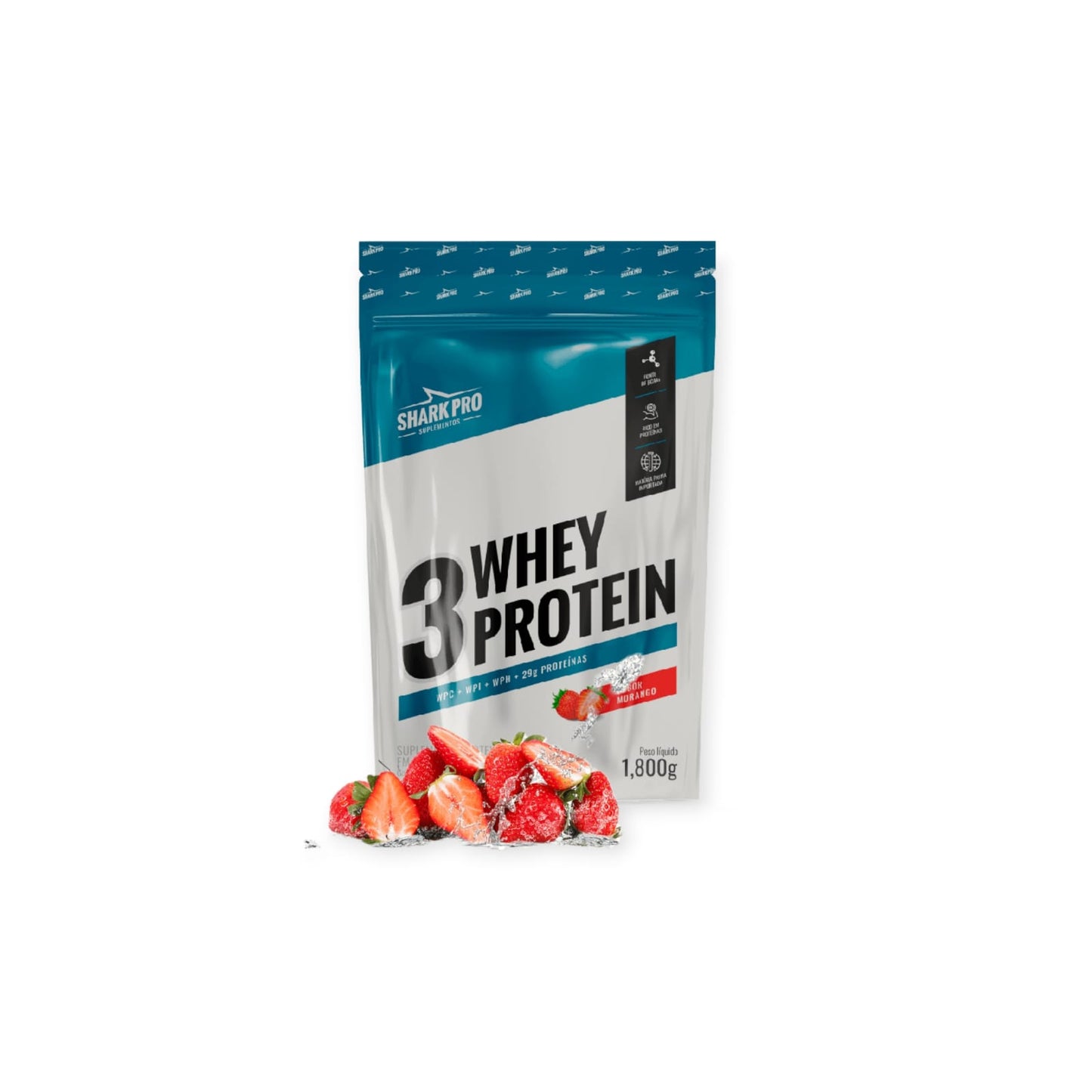 PROTEINA 3 WHEY PROTEIN 1,8KG - SHARK PRO