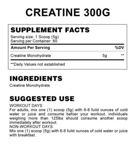 100% Creatine Monohydrate Simply - 60 Servicios