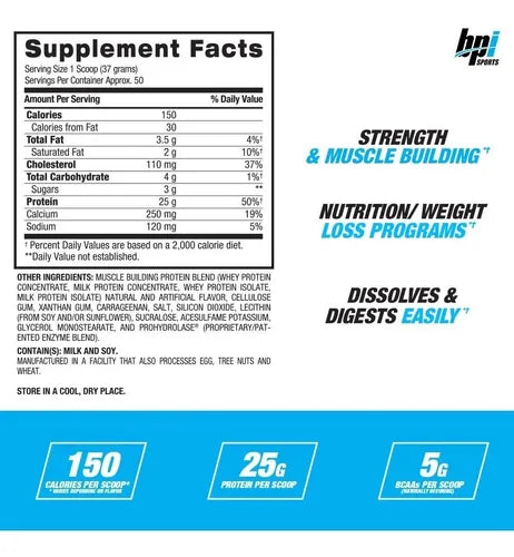 Proteina Bpi Sports Whey Hd 4.2 Lb