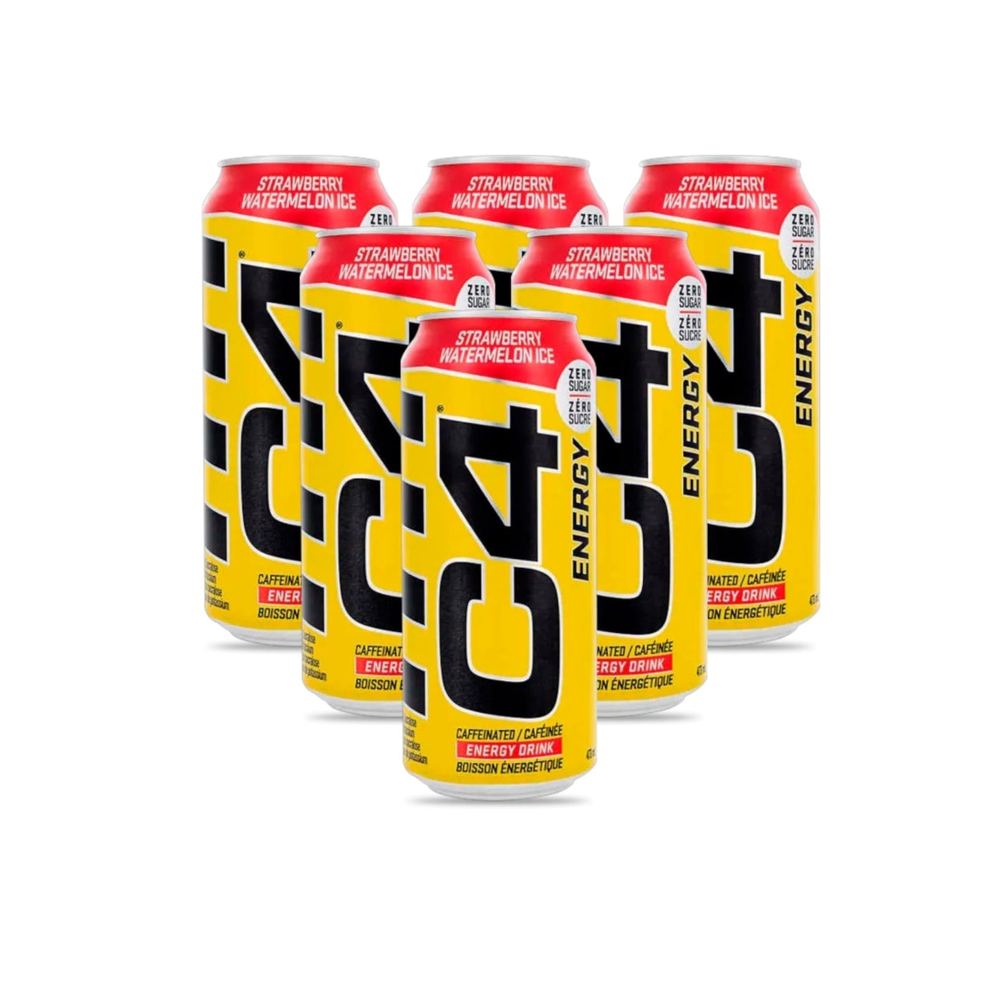 PACK 6 ENERGETICAS C4 473ML C/U - CELLUCOR