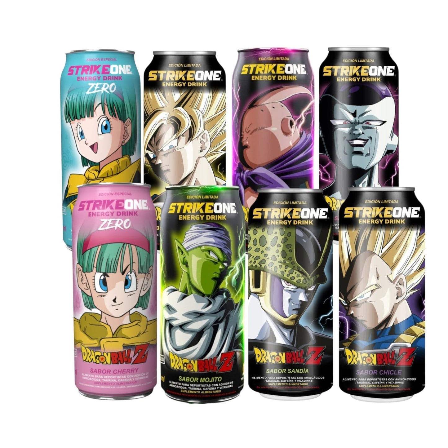 PACK 8 UNIDADES COLECCIÓN DRAGON BALL Z - STRIKE ONE
