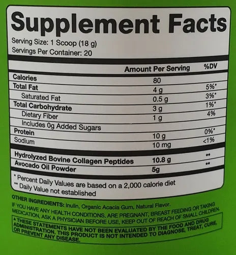 Avocollagen Rsp - Colageno En Polvo - 360gr