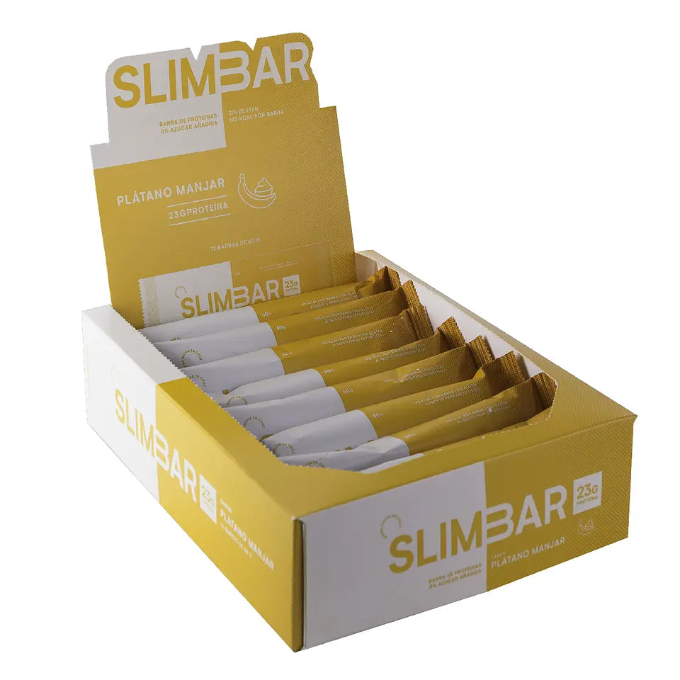 Box 12 barras de proteina SLIMBAR 60GR C/U