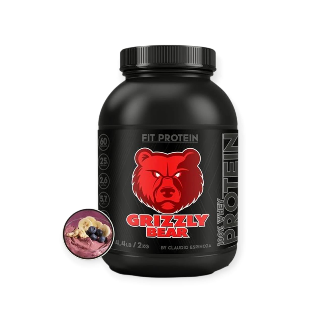 FIT PROTEIN GRIZZLYBEAR 2 KILOGRAMOS - 60 SERVICIOS