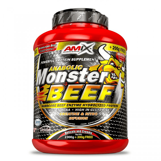Proteína Anabolic Monster Beef 2.2 Kilogramos 66 Servicios - Amix