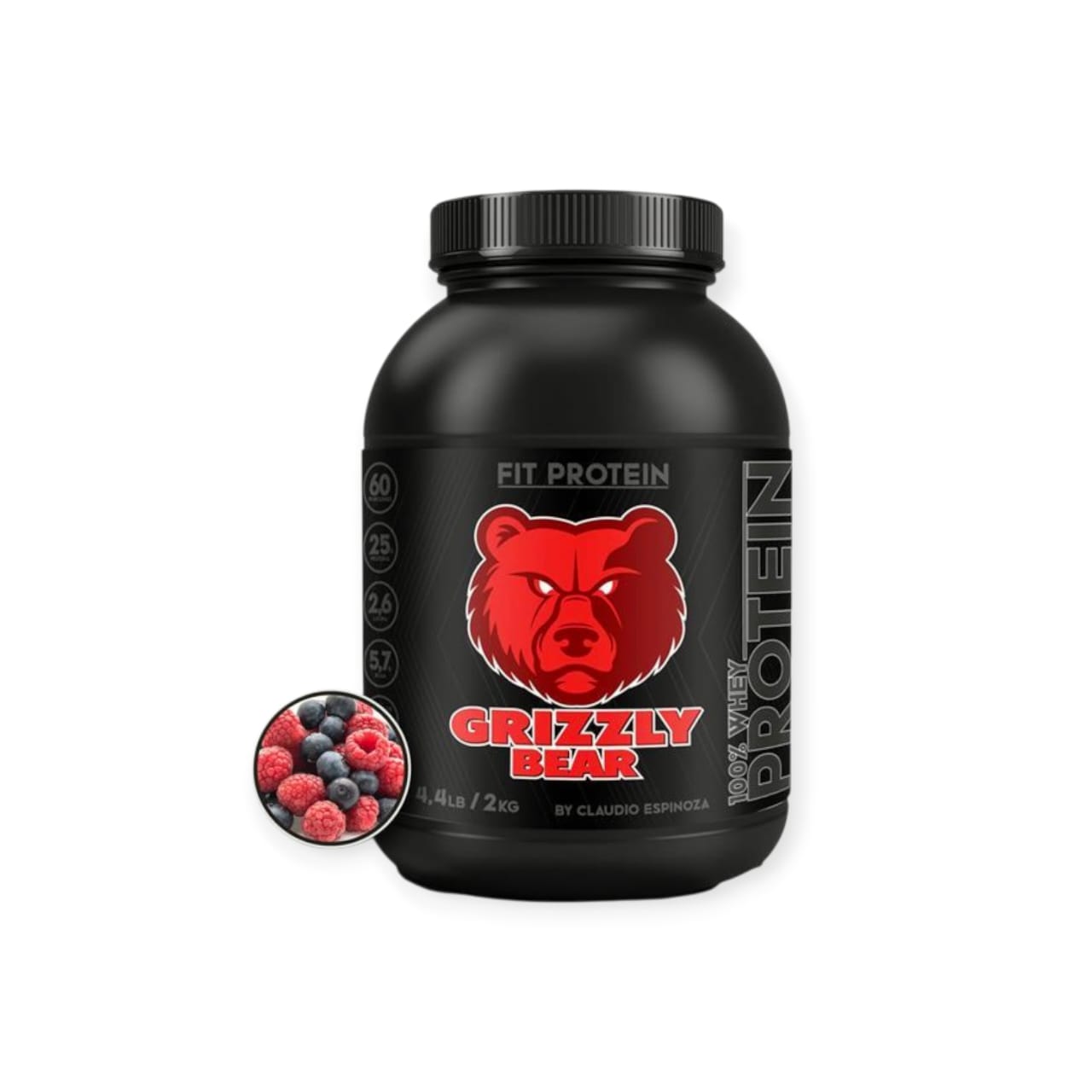 FIT PROTEIN GRIZZLYBEAR 2 KILOGRAMOS - 60 SERVICIOS