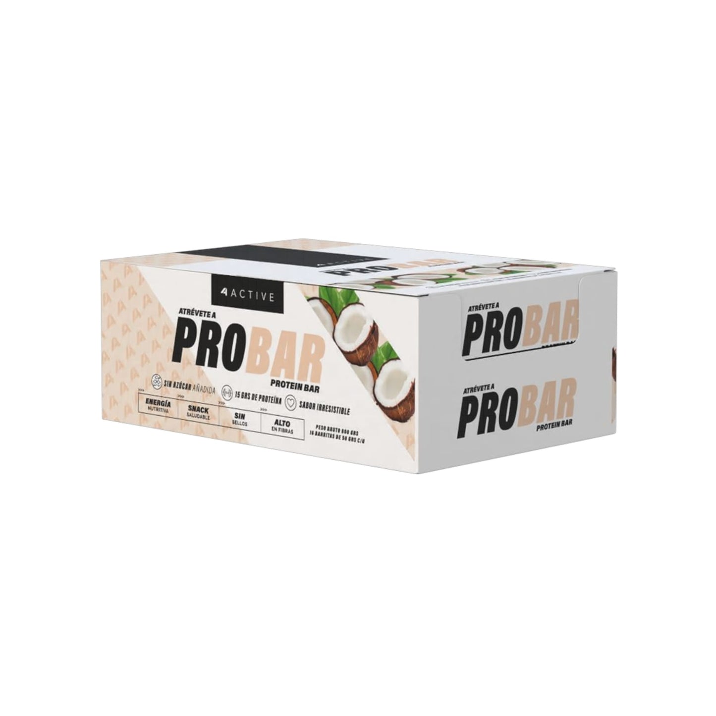 BOX 16 BARRAS PROBAR PROTEIN BAR - 4ACTIVE