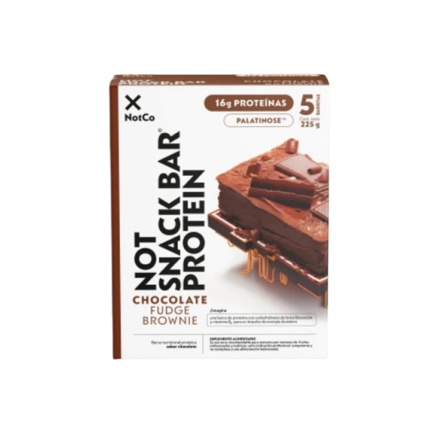 BARRAS DE PROTEINA NOTSNACK BAR 45GR 5 UNIDADES - NOTCO