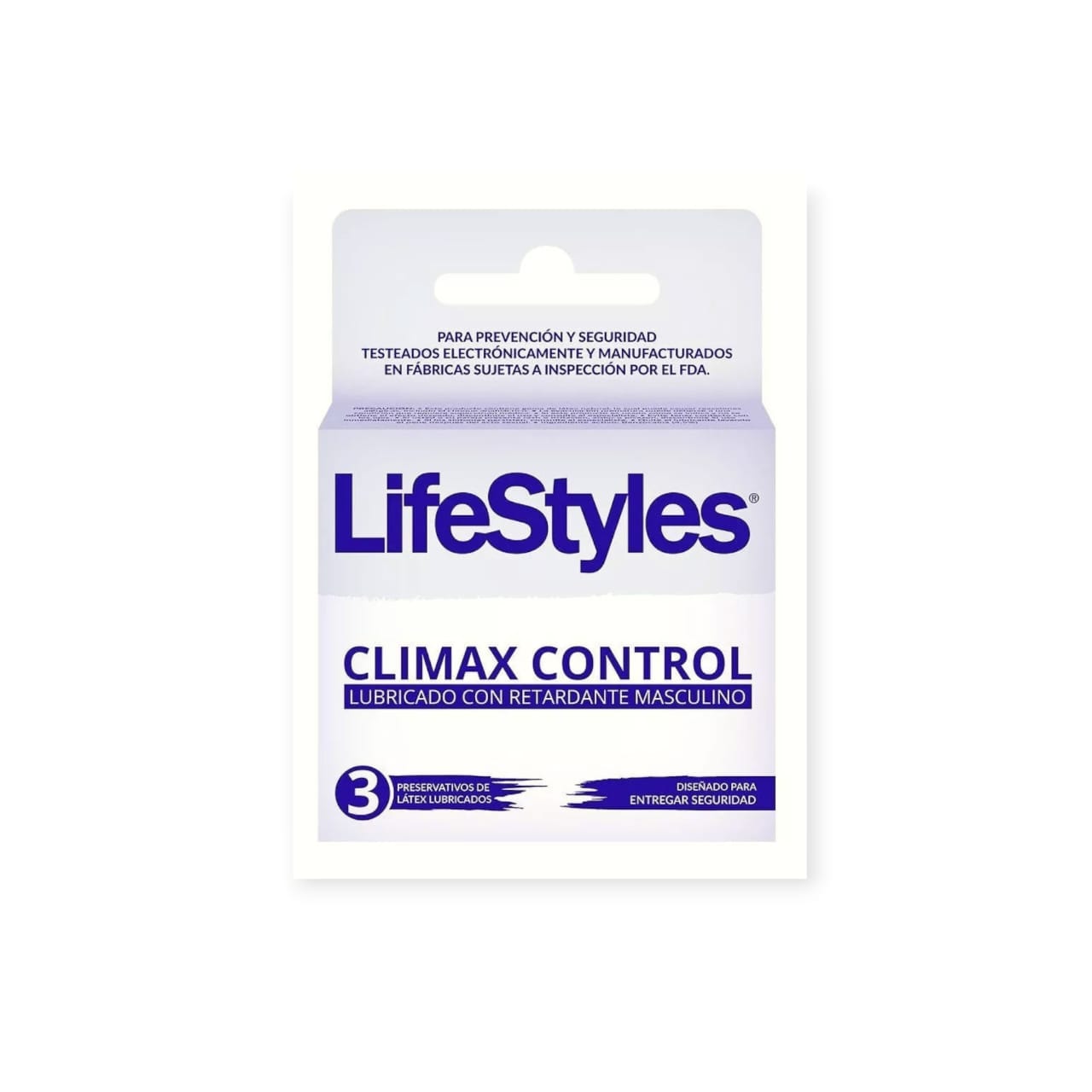PRESERVATIVOS CLIMAX CONTROL 3 UNIDADES - LIFESTYLES