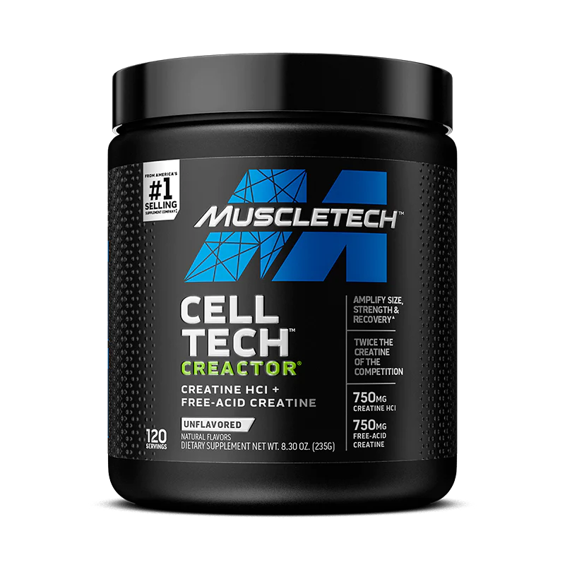 Creatina Cell Tech Creactor - Muscletech - 120 Servicios