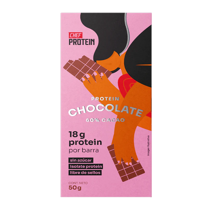 PROTEIN CHOCOLATE 50G - CHEF PROTEIN