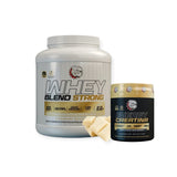 Pack Proteína Whey blend 2 kg + creatina Energy 300 g sin sabor – Strongest