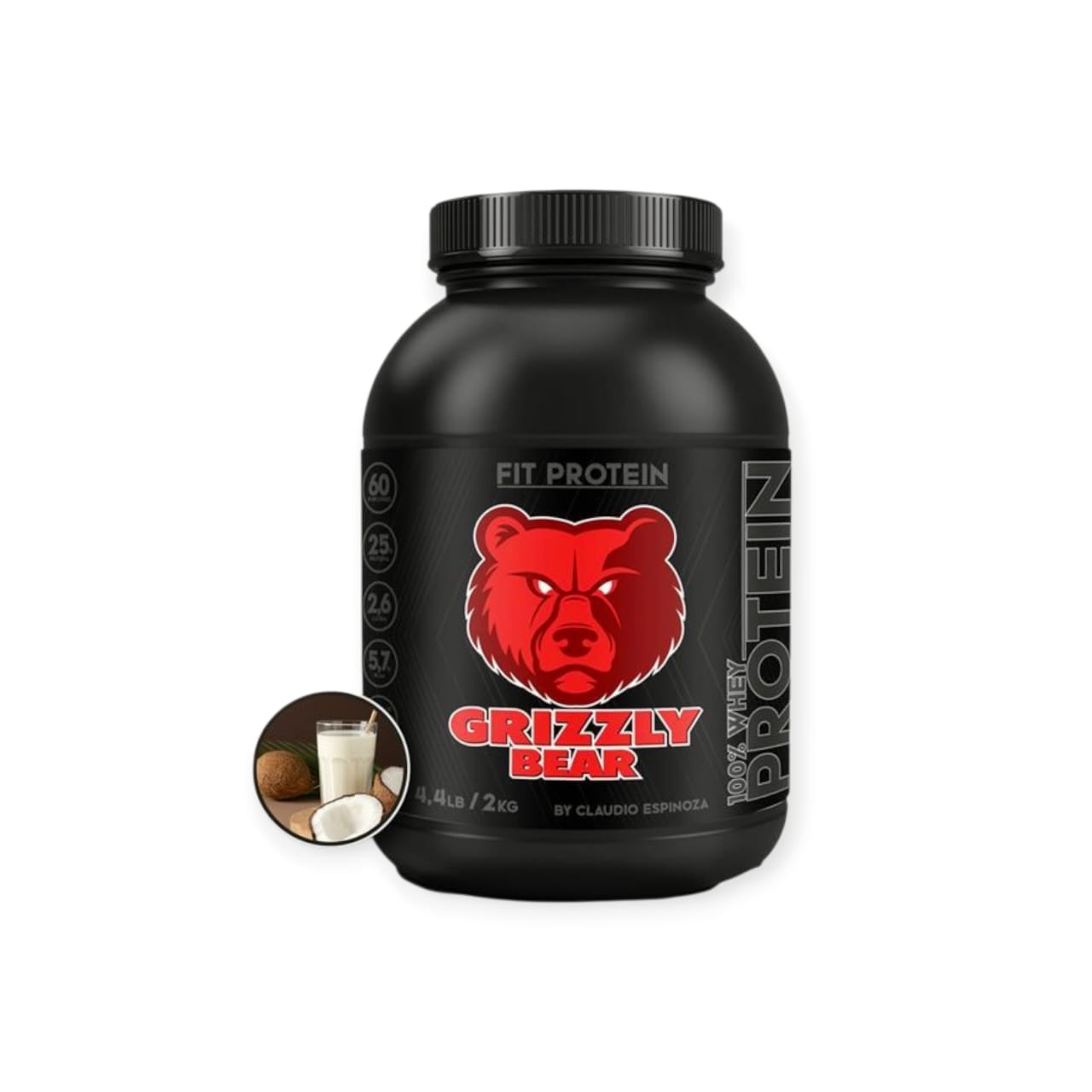 FIT PROTEIN GRIZZLYBEAR 2 KILOGRAMOS - 60 SERVICIOS