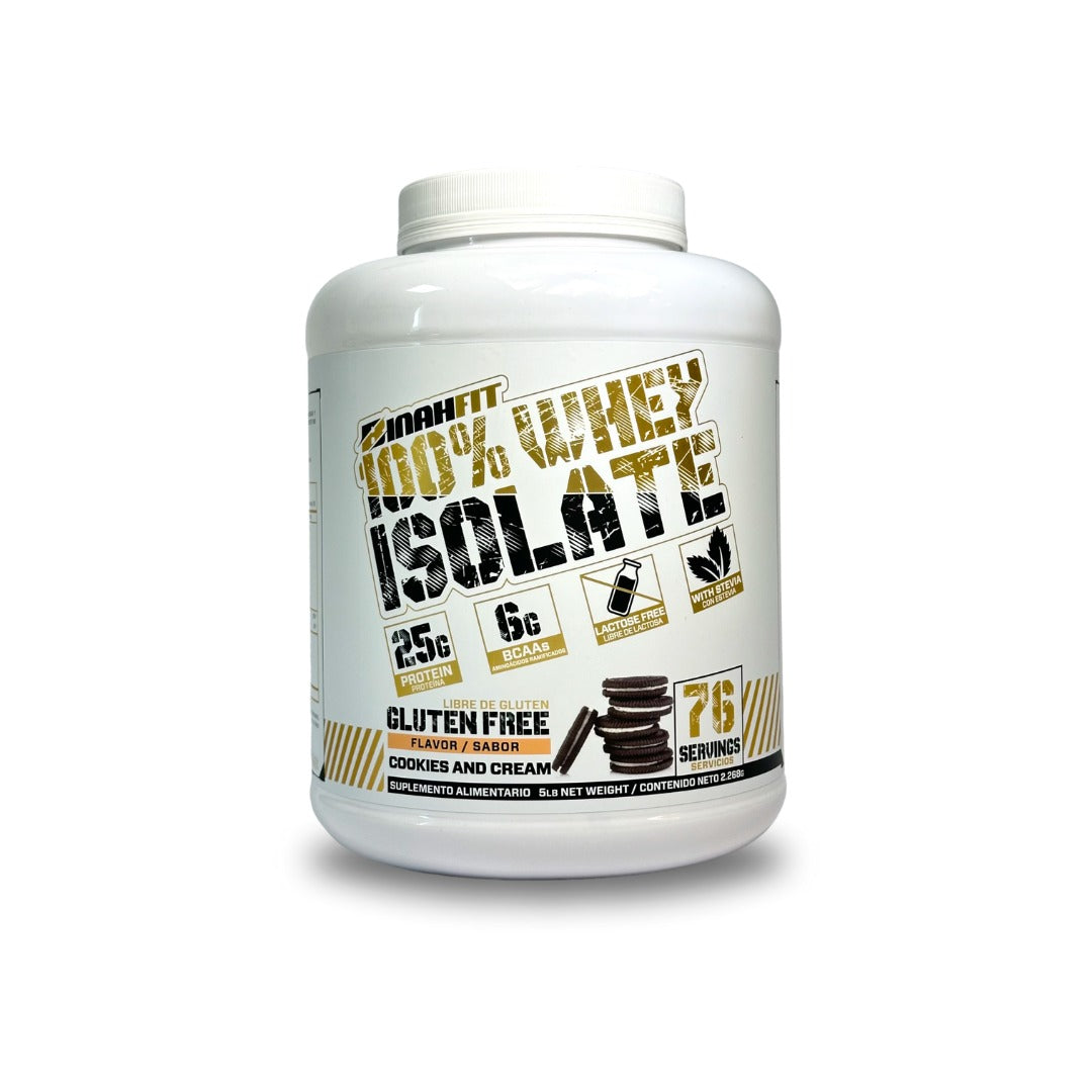 Proteina 100% Whey Isolate 76 Servicios - Binahfit
