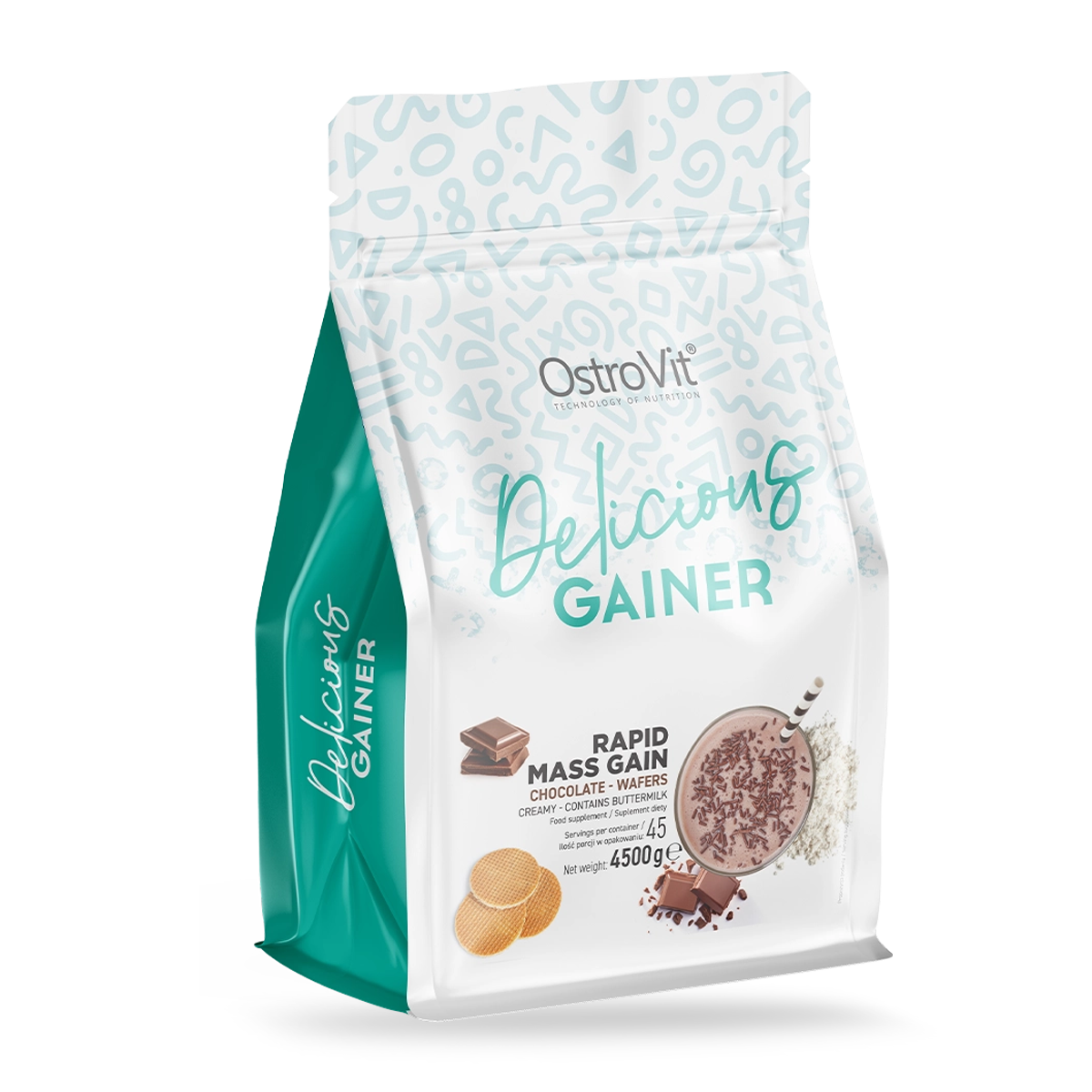 DELICIOUS GAINER 4500GR 45 PORCIONES - OSTROVIT