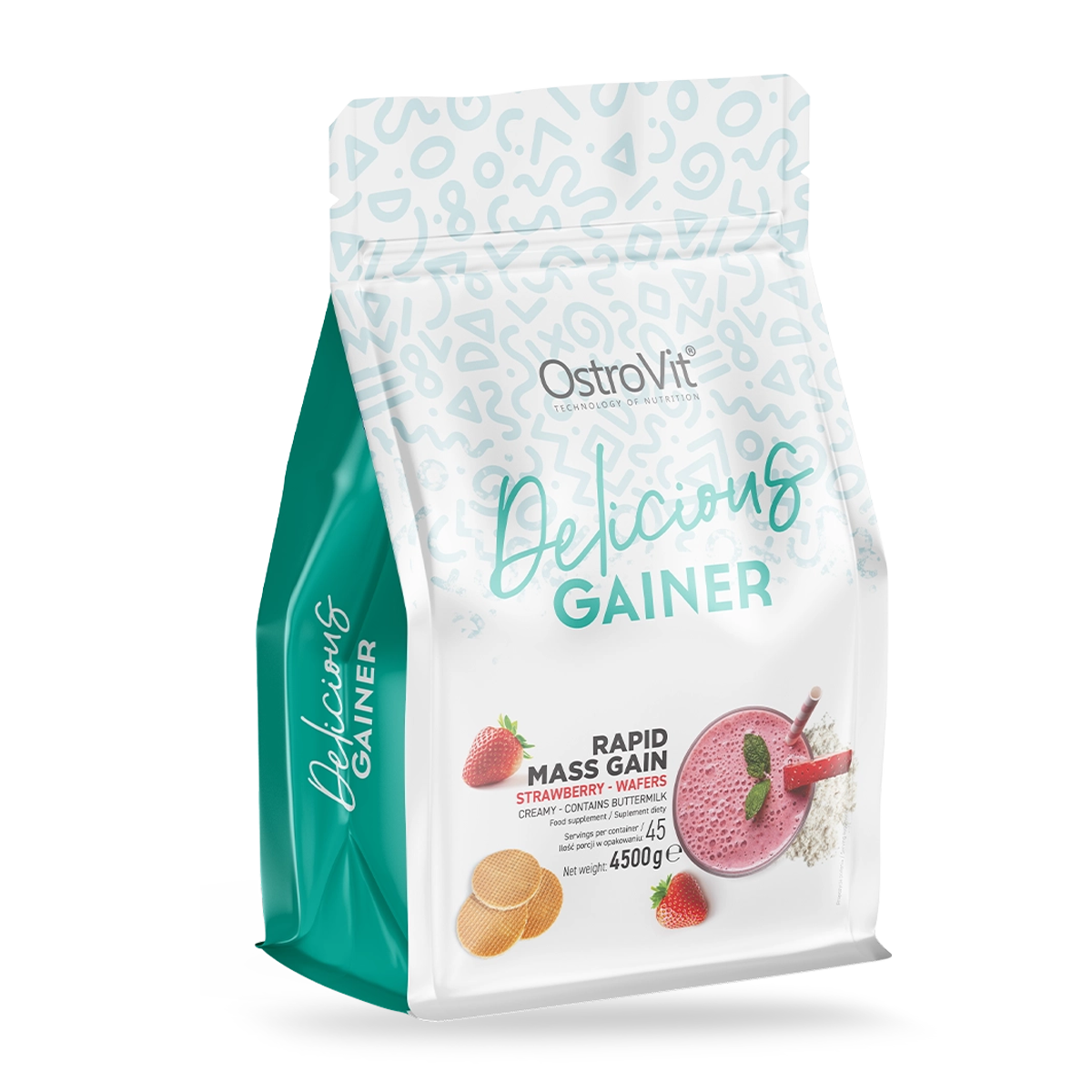 DELICIOUS GAINER 4500GR 45 PORCIONES - OSTROVIT
