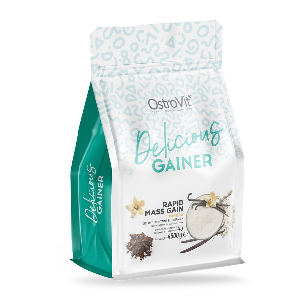DELICIOUS GAINER 4500GR 45 PORCIONES - OSTROVIT