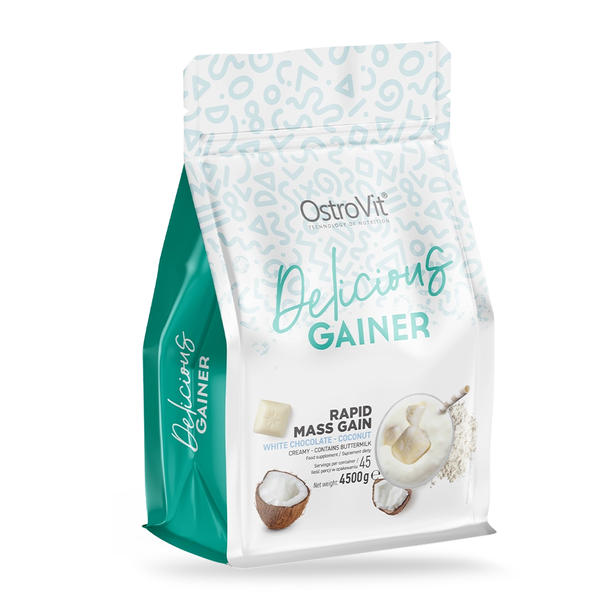 DELICIOUS GAINER 4500GR 45 PORCIONES - OSTROVIT