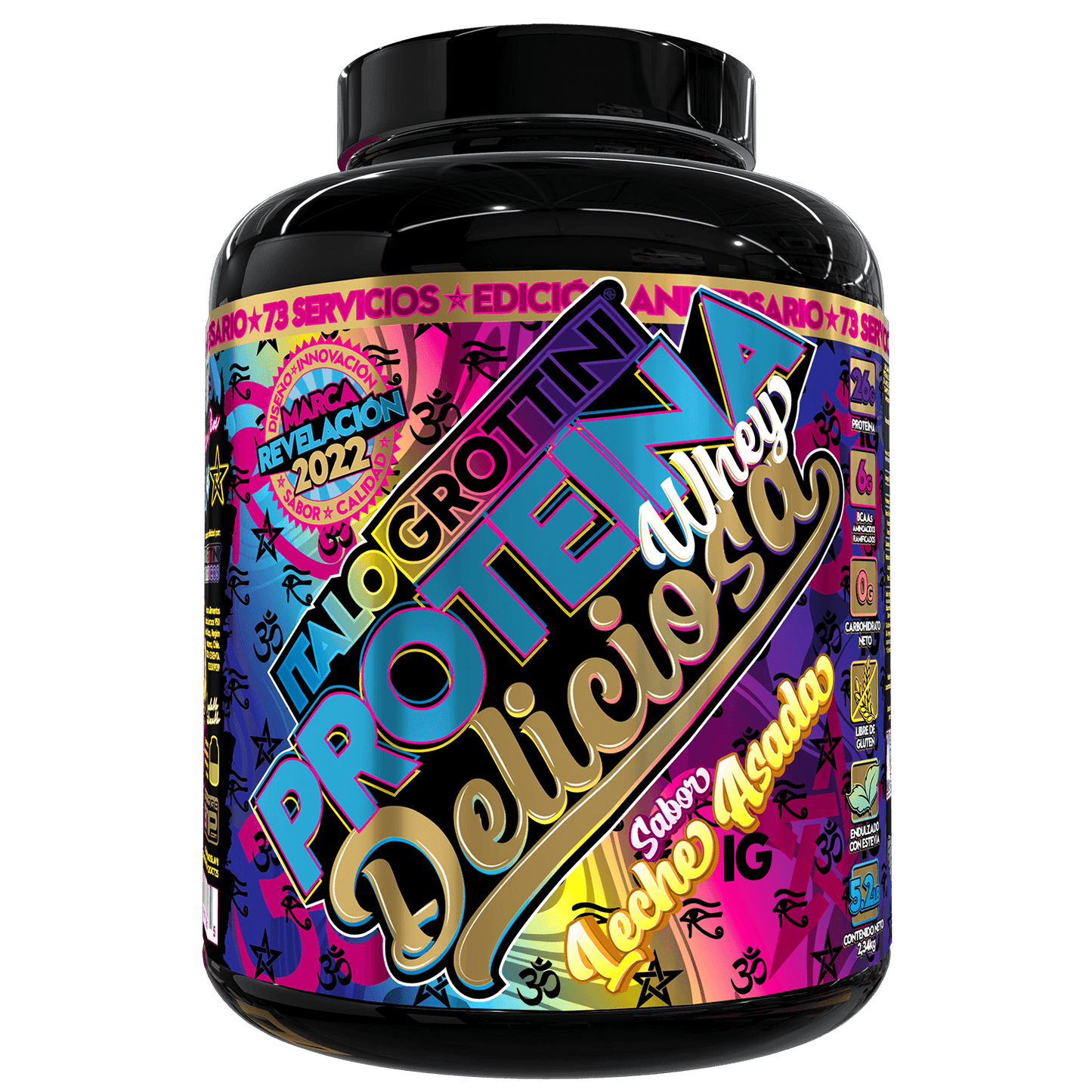 PROTEINA WHEY DELICIOSA 5.2 LIBRAS + CREATINA 80 SERVICIOS - ITALO GROTTINI