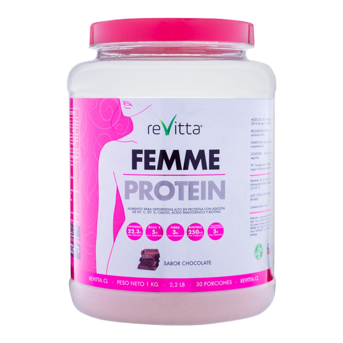 PROTEINA FEMME PROTEIN 2,2LB 30 SERVICIOS - REVITTA