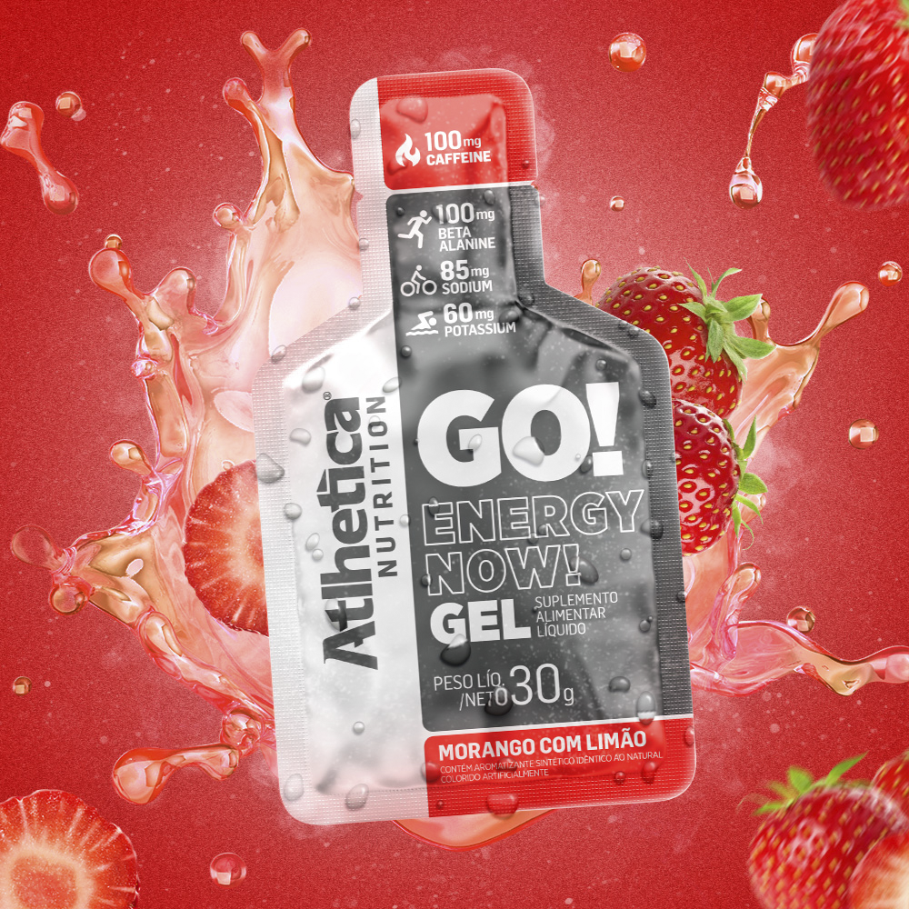 Gel Energizante GO! ENERGY NOW 10 unidades - Atlhetica