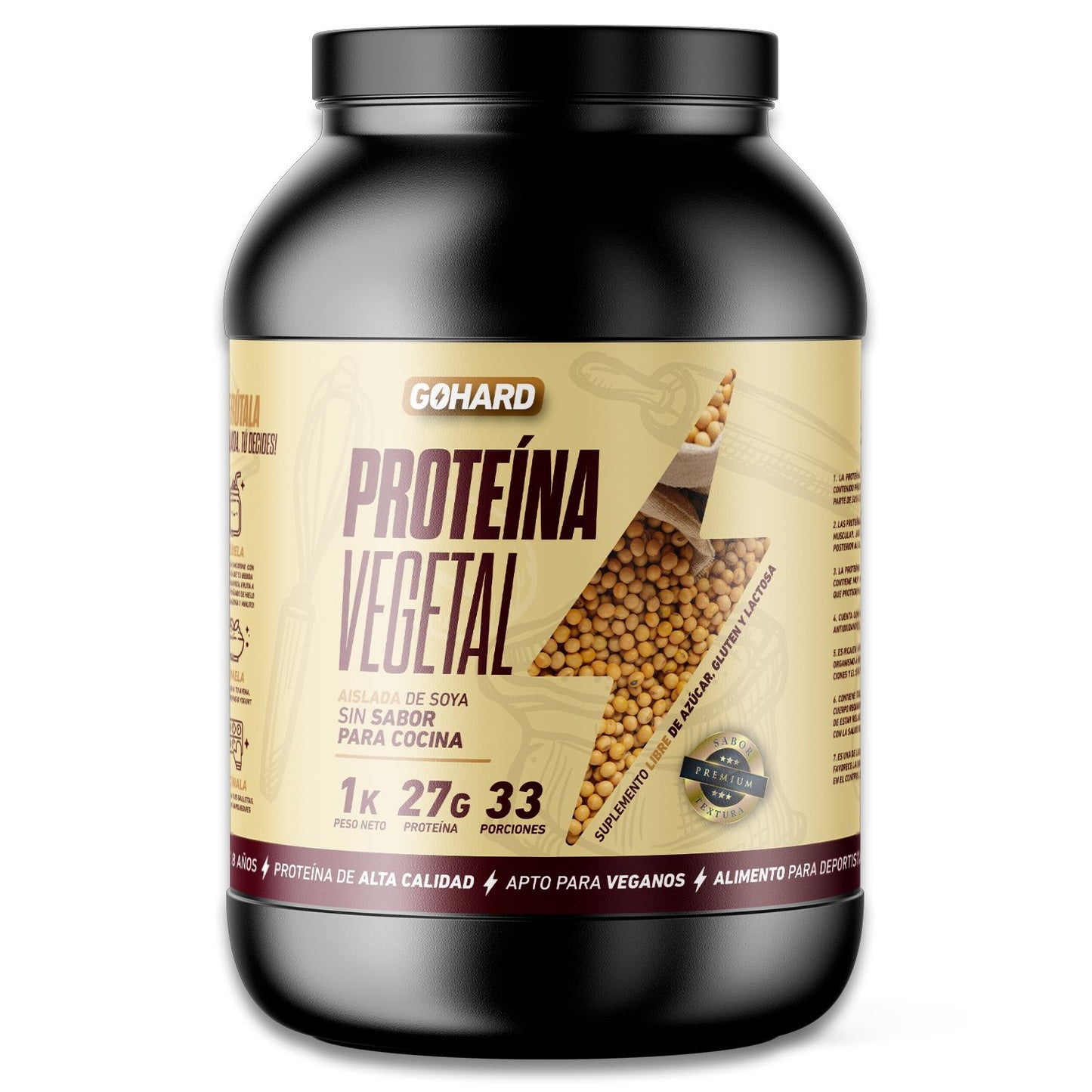 Proteína Vegetal - 33 Servicios - Gohard