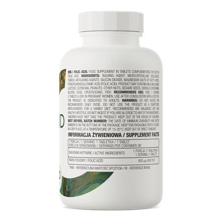 ACIDO FOLICO 90 TABLETAS - OSTROVIT