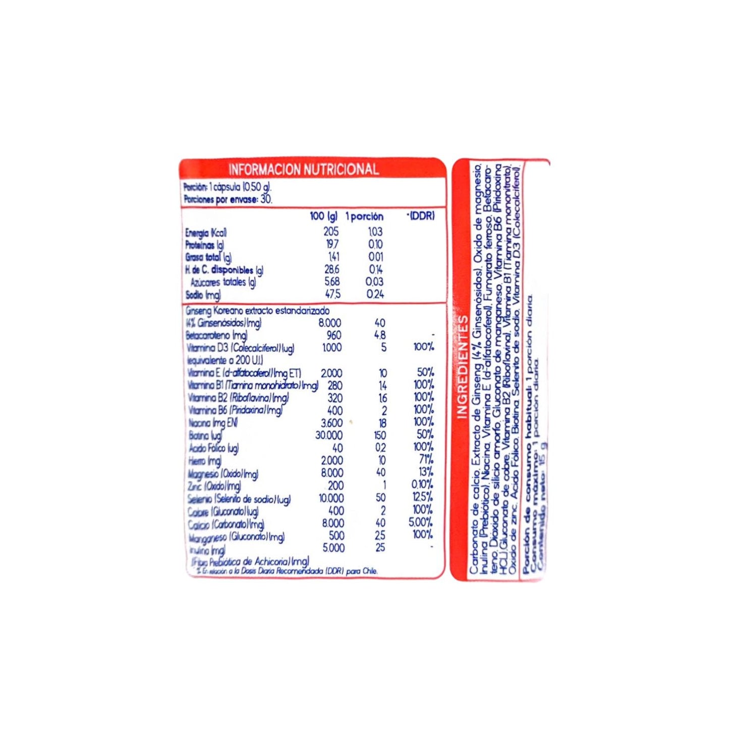 ACTIVON 30 CAPSULAS - SUPLALIM