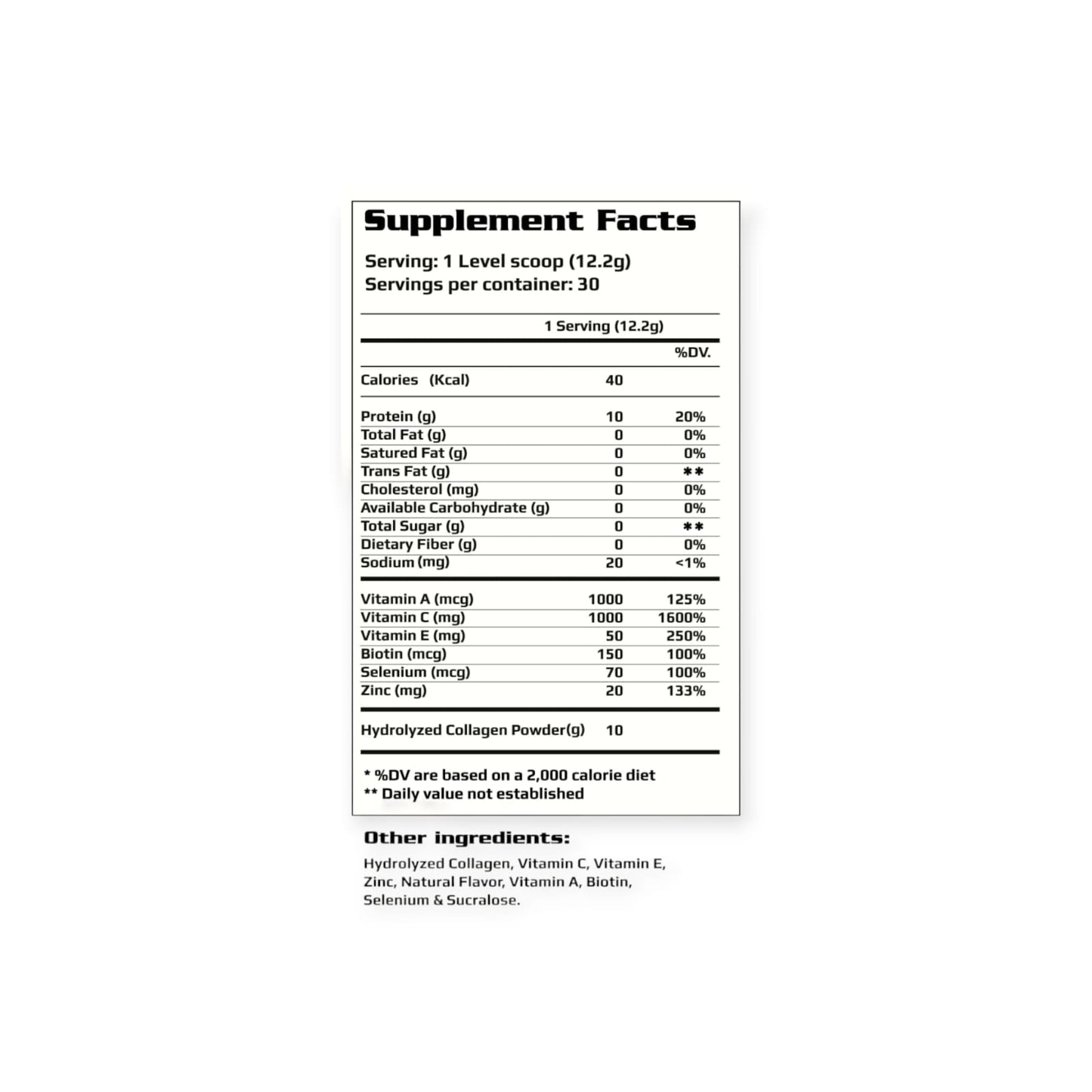 COLAGENO HIDROLIZADO OXY 366GR 30 SV - HEXACORE