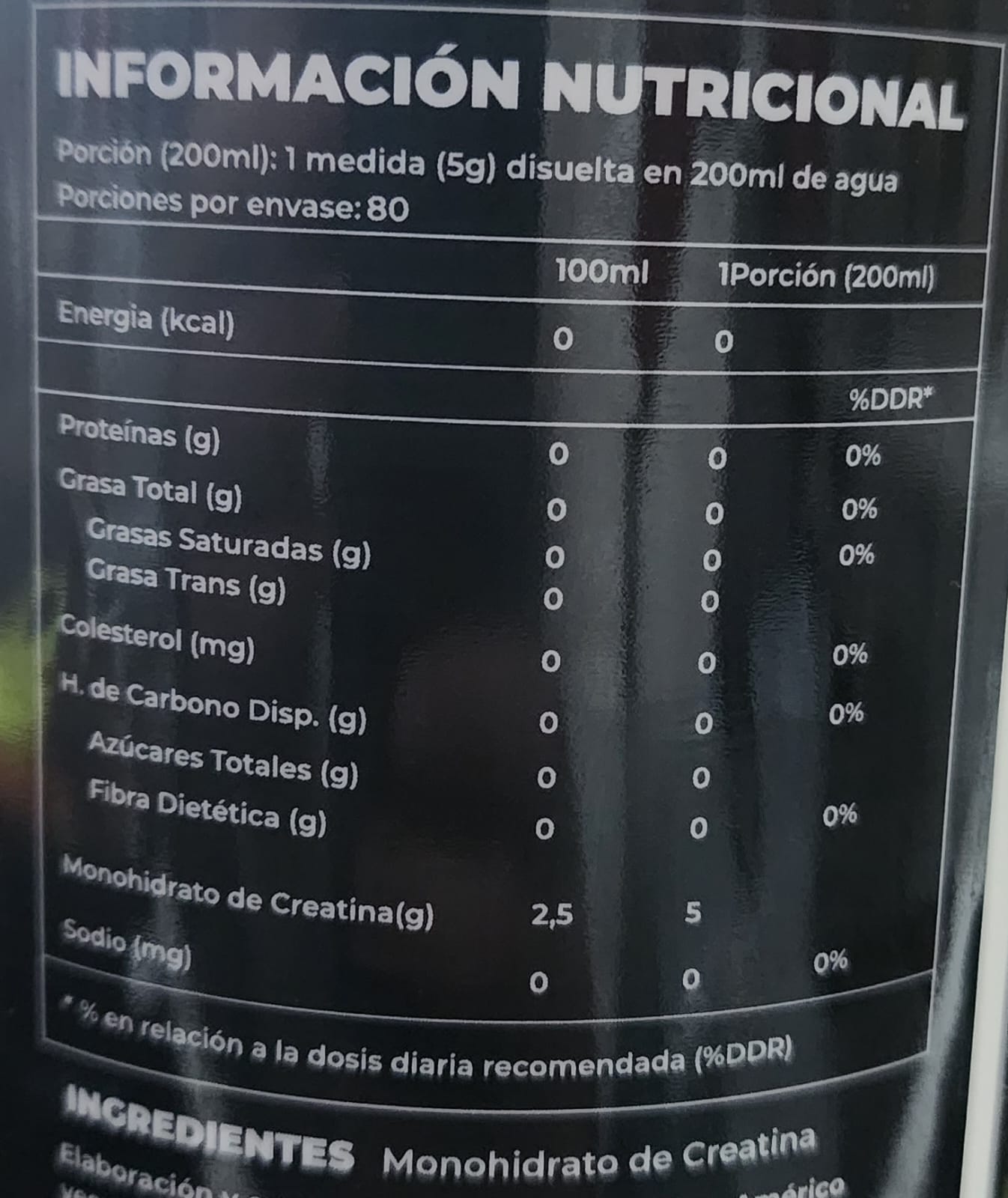 CREATINA MONOHIDRATADA CREA PRO - GREATLHETE