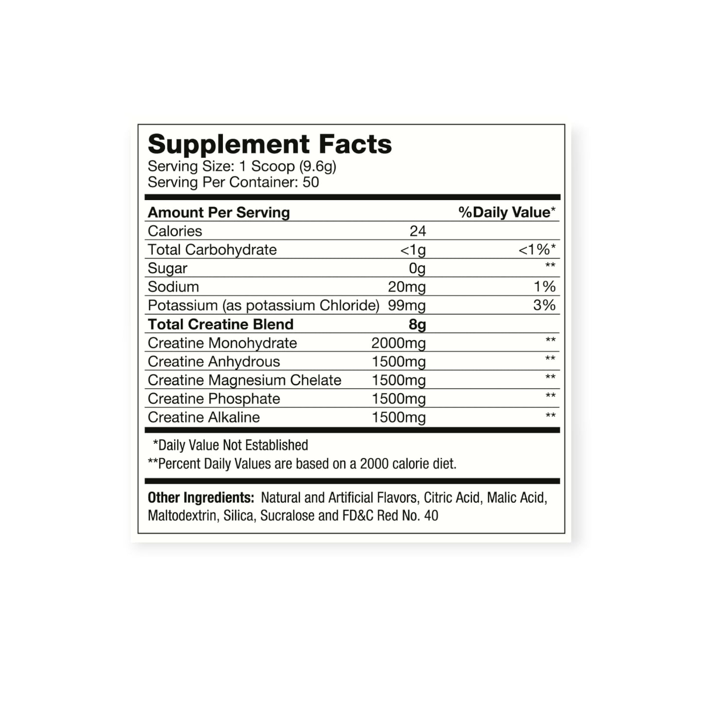 CREATINA TOTAL OXY 3 480GR 50 SV - HEXACORE