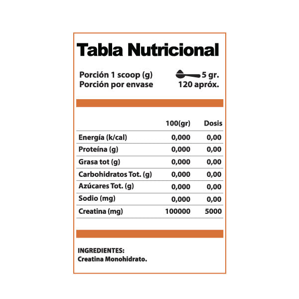 CREATINA MONOHIDRATADA 600GR 120SV - WINKLER NUTRITION