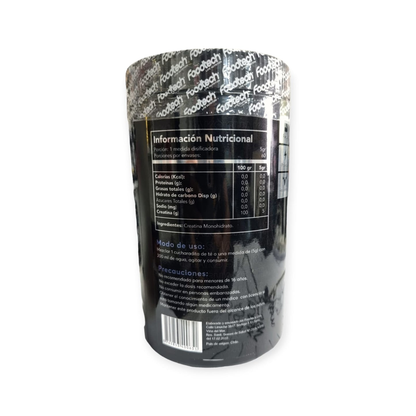 CREATINA 100% MONOHIDRATADA 300GR 60SV - SHAKS