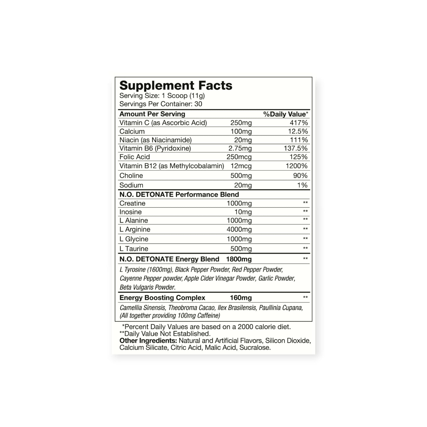 PRE- ENTRENO OXY 4 N.O DETONATE 330GR - HEXACORE