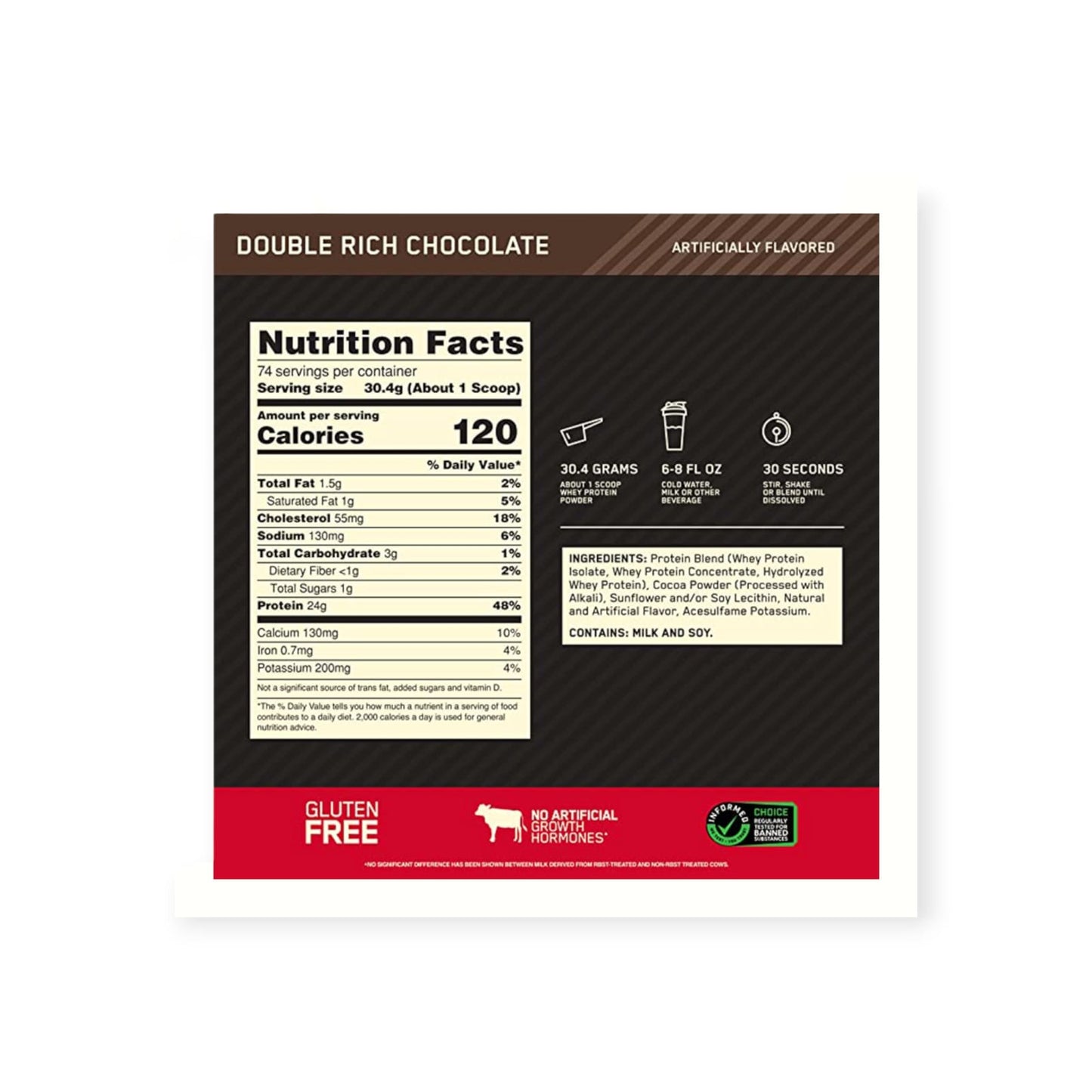 PROTEINA GOLD STANDARD 100% WHEY 5LB - OPTIMUM NUTRITION