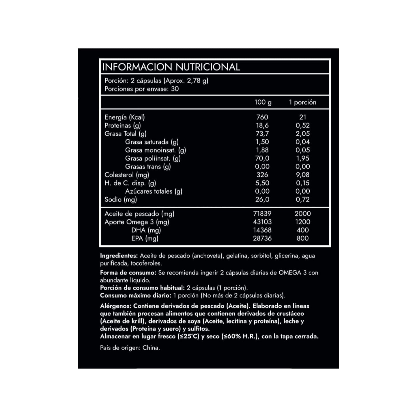 OMEGA 3 60 CAPSULAS - RH45