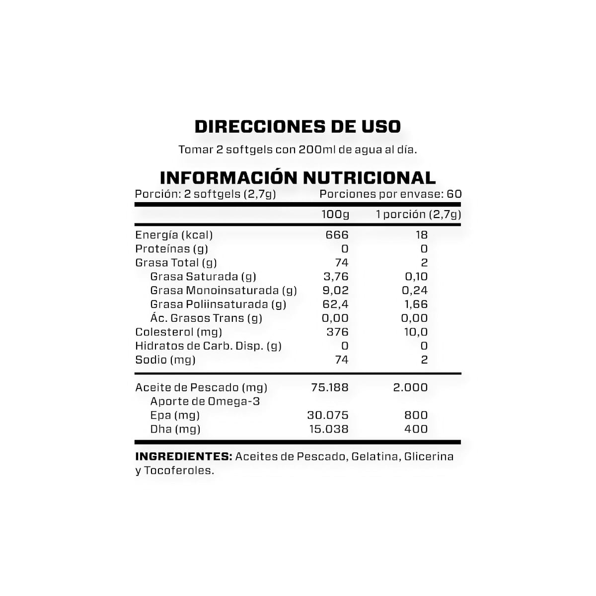 OMEGA 3 120 CAPSULAS BLANDAS - BRIAHLABS