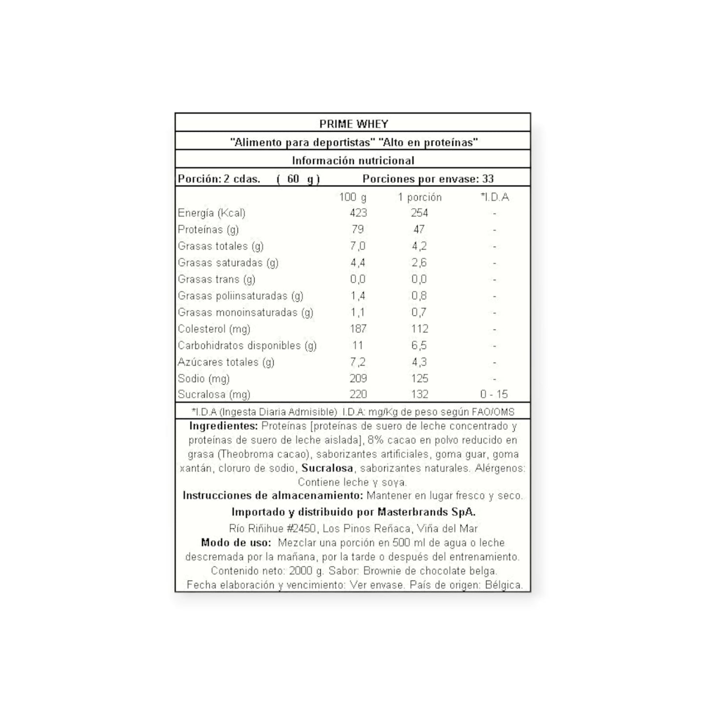 PROTEINA PRIME WHEY 2KG - QNT