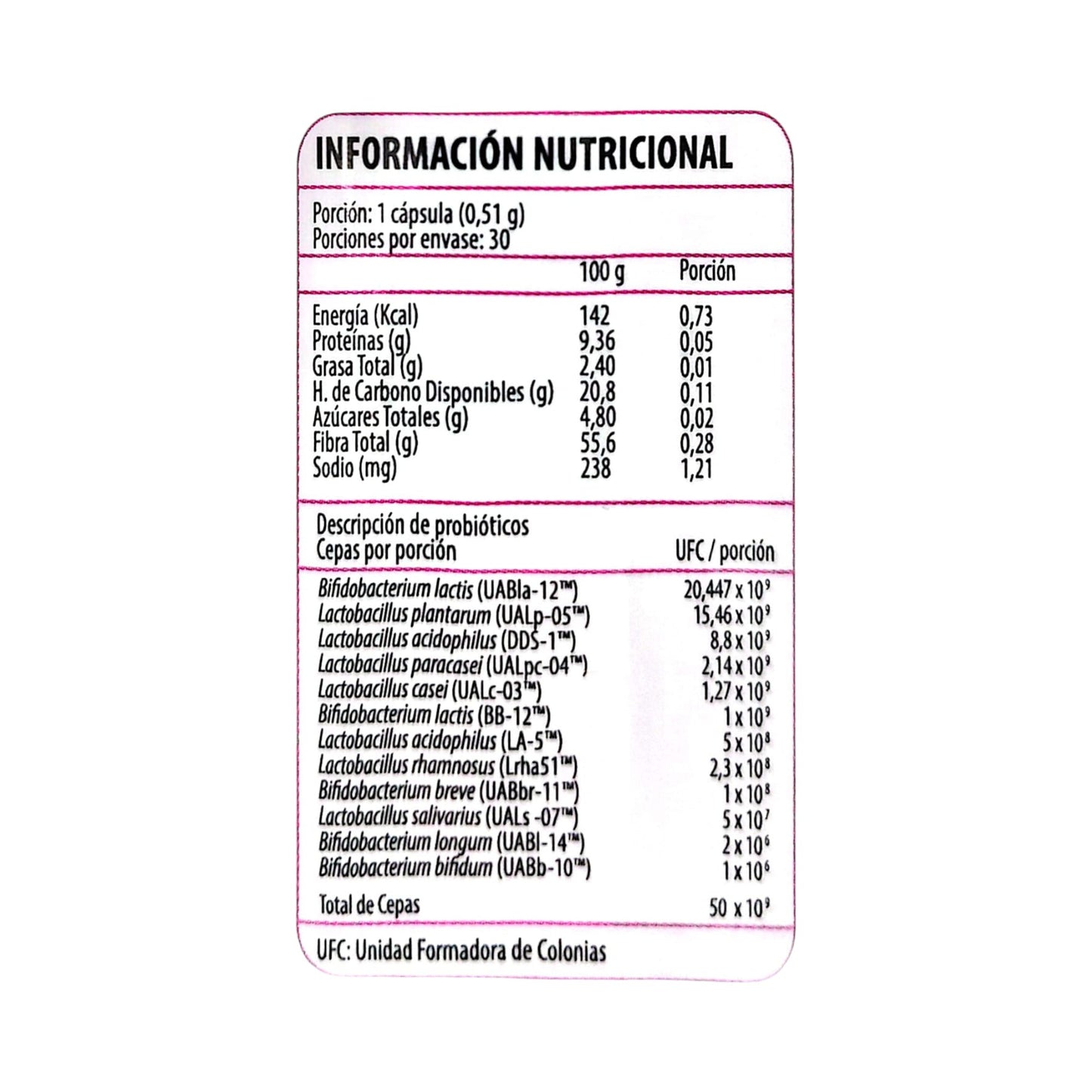 PROBIOTICO PROBIOTIX HIGH POTENCY 30 CAPS - NEWSCIENCE