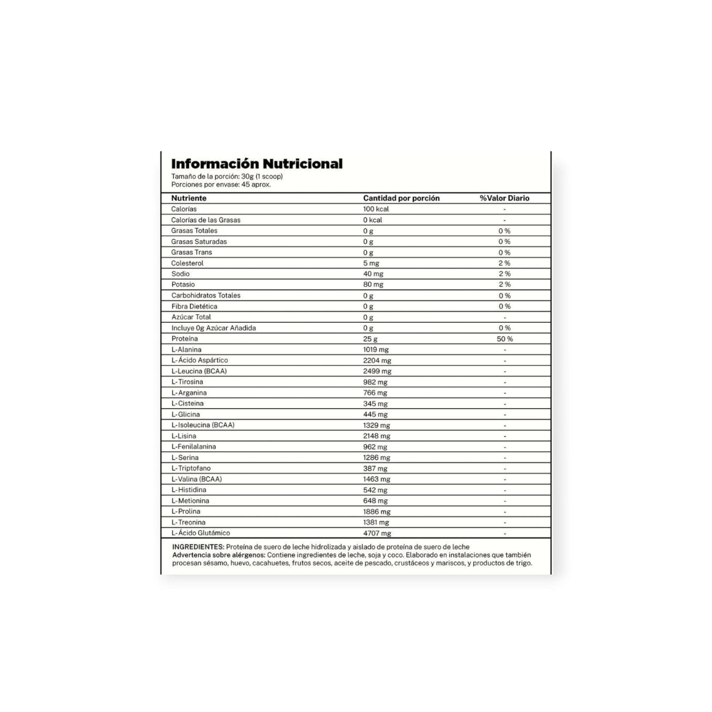 PROTEINA GOURMET CHEF PROTEIN HIDROLIZADA 3LBS - KIFFER