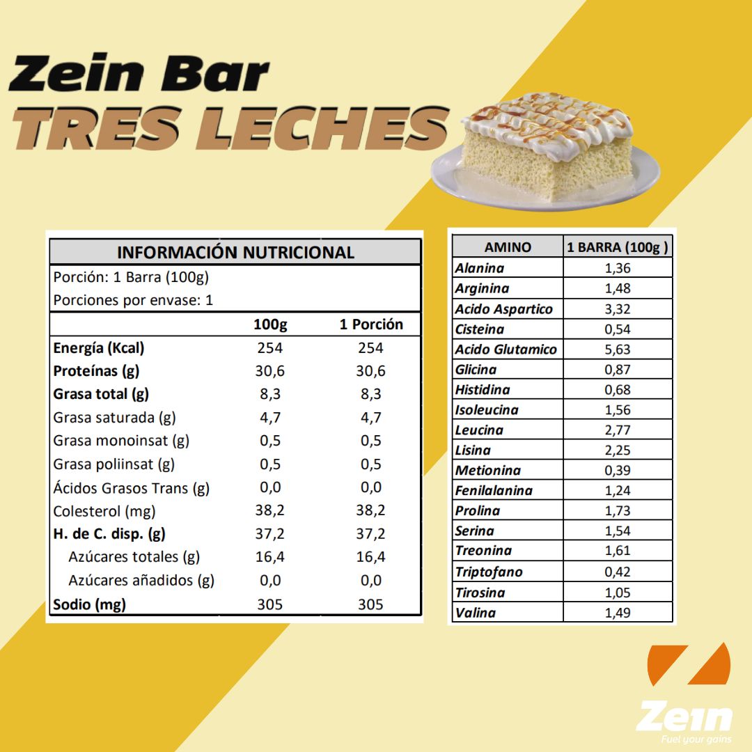 BOX DE 12 BARRAS DE PROTEINA ZEIN BAR 100GR - ZEIN ¡PRECIO LANZAMIENTO!