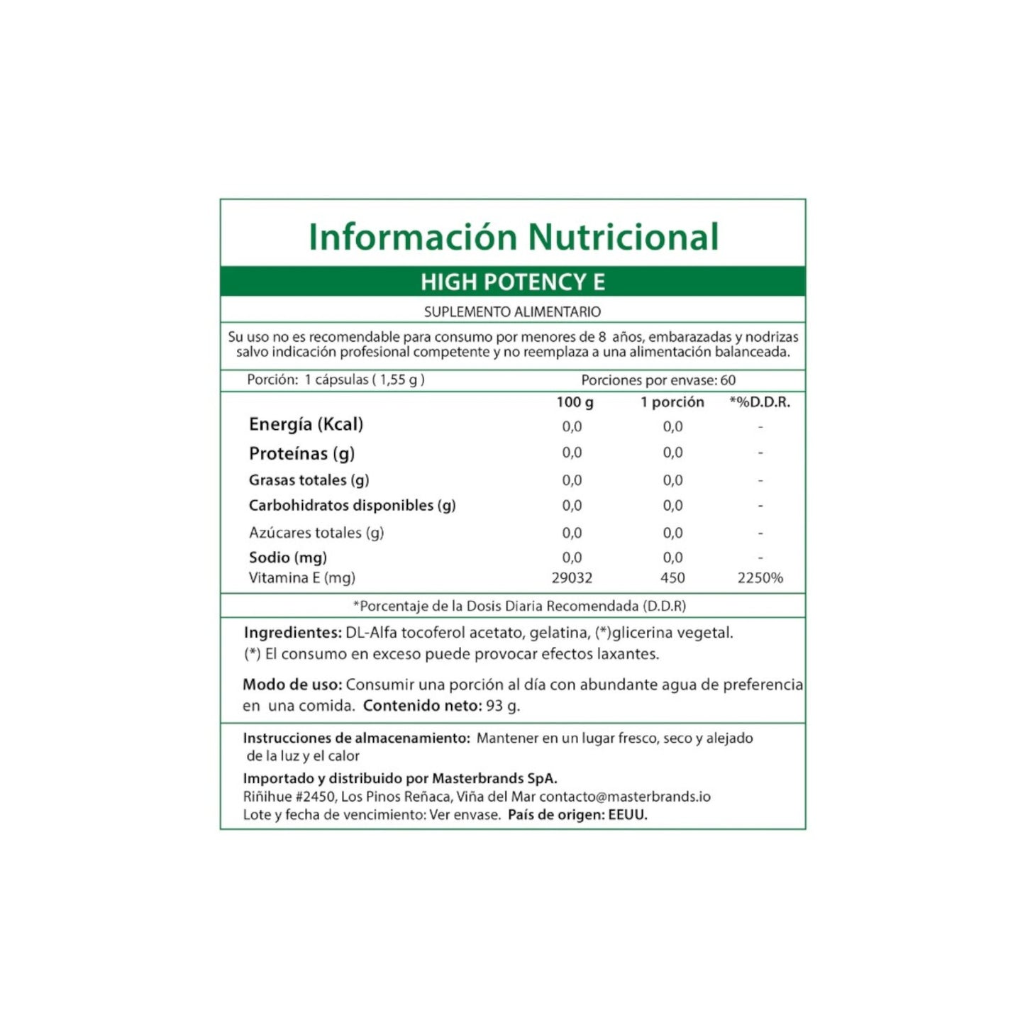 VITAMINA E 450MG (1000 IU) 60 SOFTGELS - NATURE'S TRUTH