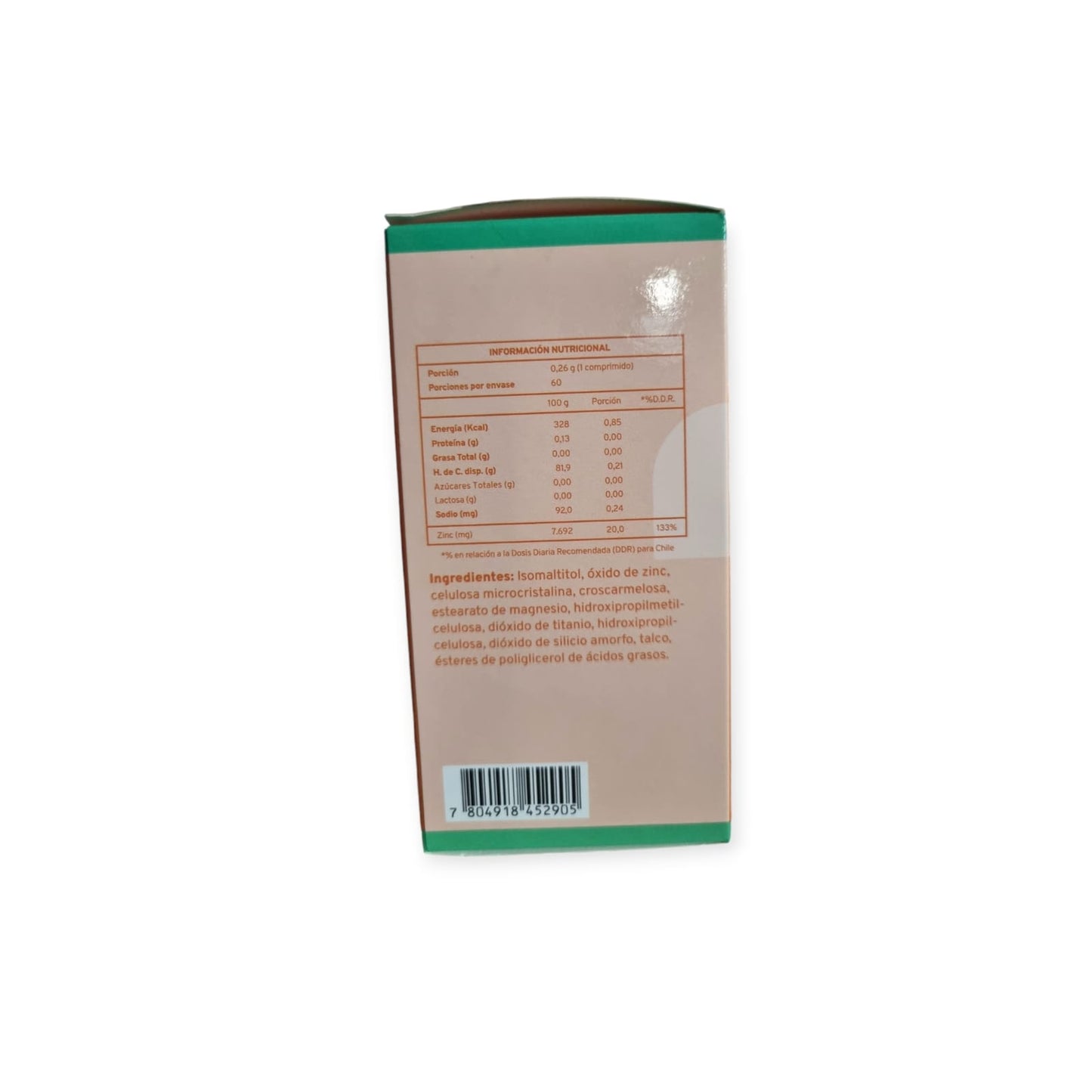 ZINC 60 COMPRIMIDOS - INFOR