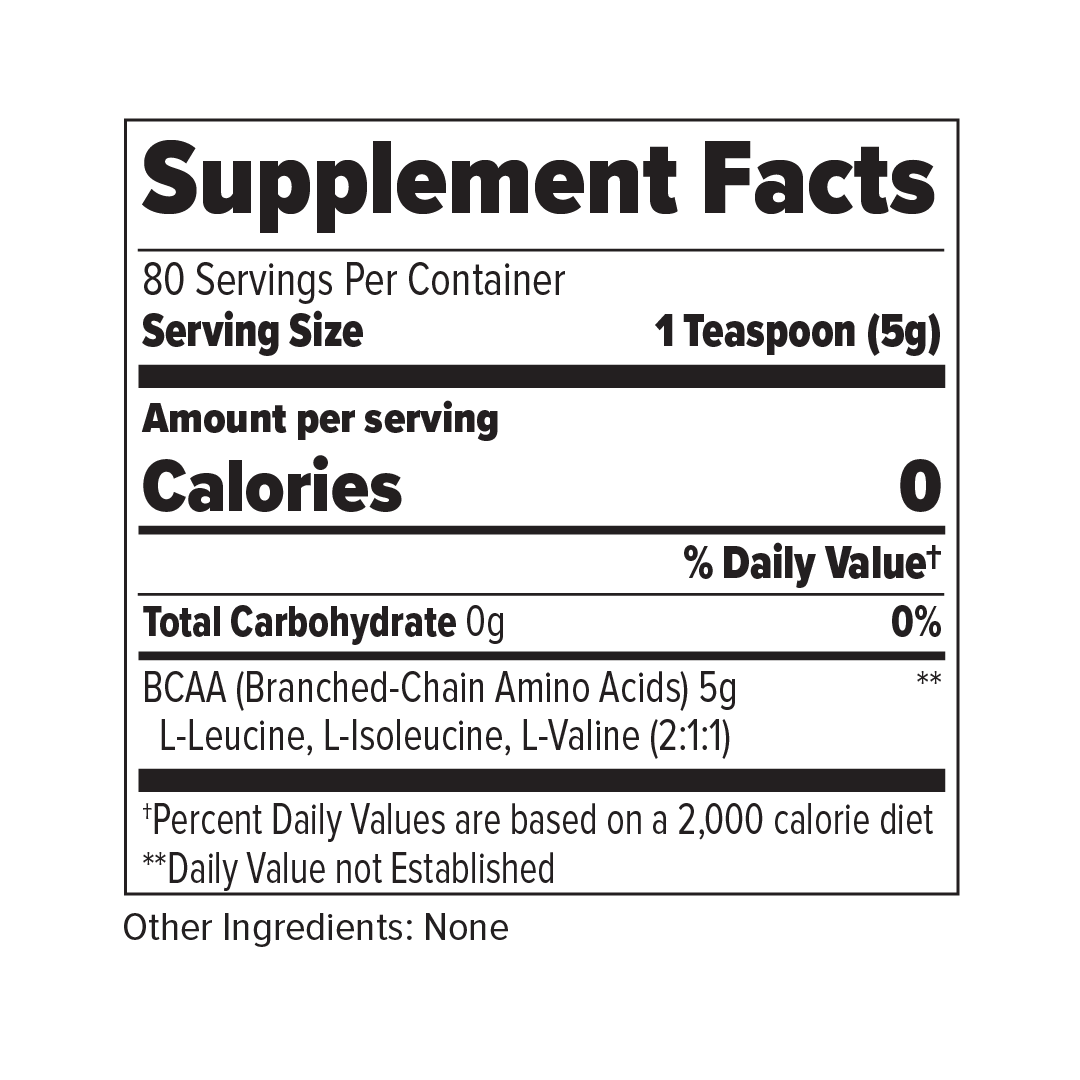 PURE BCAA 2:1:1 400GR SIN SABOR - FINAFLEX